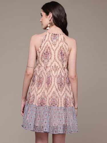 Label RITU KUMAR Ecru Caprese Short Dress