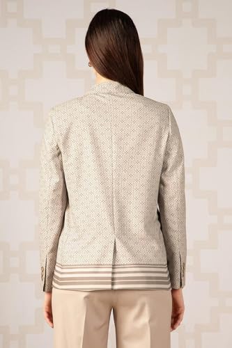 Van Heusen Women's Blazer (VWBZFRGFP13812_Beige