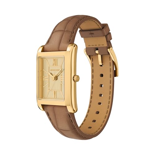 Michael Kors Essex Brown Quartz Leather Watch MK7584