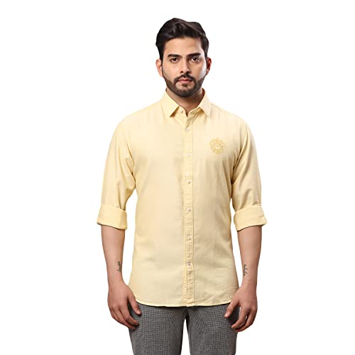 Raymond Medium Yellow Shirt (Size: 39)-RCSQ01541-Y3