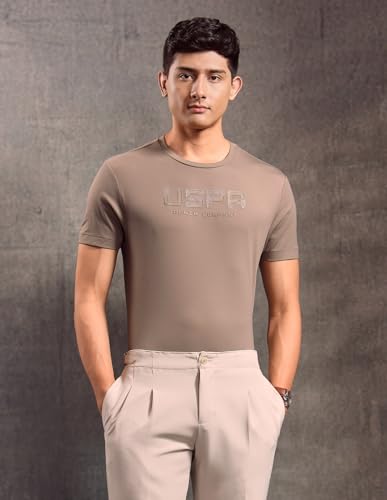 U.S. Polo Assn. Denim Co. Men's Brand Embossed Regular Fit T-Shirt