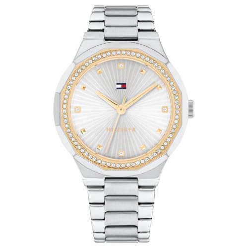Tommy Hilfiger Quartz Silver Dial Stainless Steel Strap Watch for Women