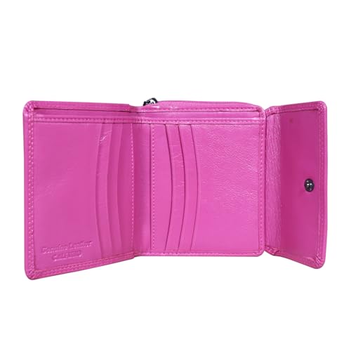 Calfnero Genuine Leather Women's Wallet-Women's Purse (Pink)