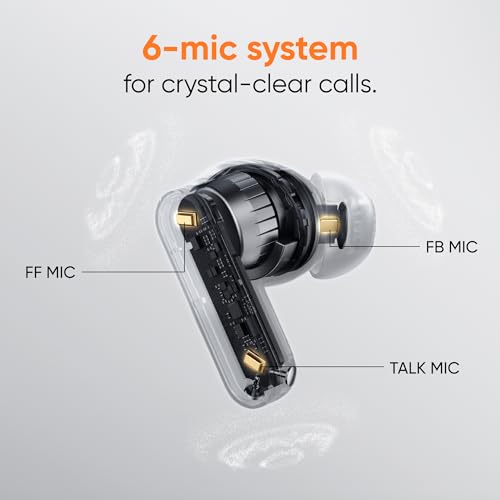 realme Buds T500 Pro TWS Earbuds with 12.4mm Drivers, Upto 50dB ANC,3D Spatial Audio, 56H Playtime, AI ENC, IP55 Rating, and 45ms Low Latency BT 6.1 (Chocolate)