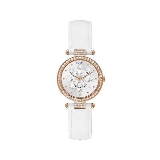 Guess Analog White Dial Women's Watch-GW0382L3
