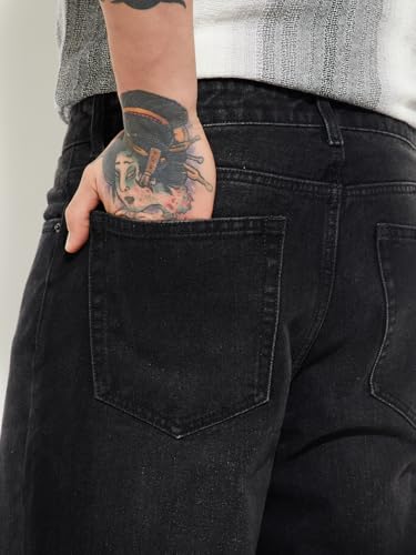 Max Men's Loose Jeans (DMCSRS801SFL_Black