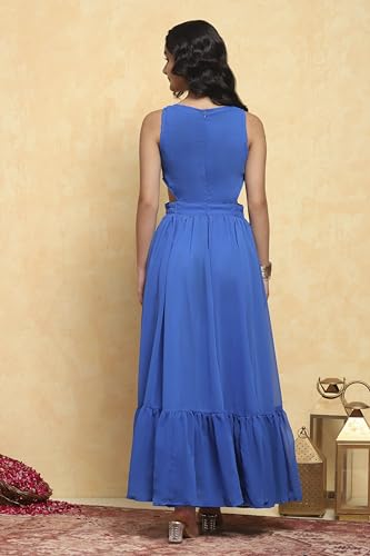 Biba Girls Electric Blue Polyester Dress_16-17 Year