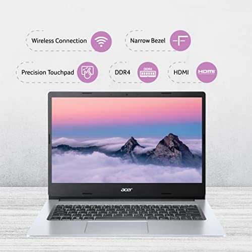 acer Aspire 3 Made in India Laptop (Intel Celeron Dual-Core Processor N4500 | 4GB | 256GB SSD | Windows 11 Home | MS Office 2021 Home & Student | Silver| 1.45 kg) A314-35 with 14 inch HD Display