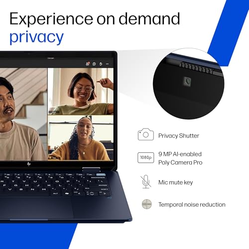 HP Omnibook Ultra Flip (Previously Spectre), Intel Core Ultra 9 288V (32GB LPDDR5x, 1TB SSD), 3K, OLED, 120 Hz, 14''/35.6cm, Win11, M365* Office24, Blue, 1.34kg, fh0368tu, 9MP Camera, Backlit Laptop