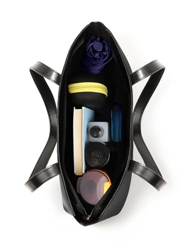 Fastrack PU Structured Tote Bag with Cut Work for Women, Girls and Ladies | College & Office Ready Tote Bag