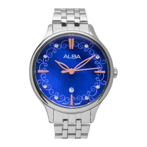 Alba Blue MOP Patterned Dial-AH7CR5X1