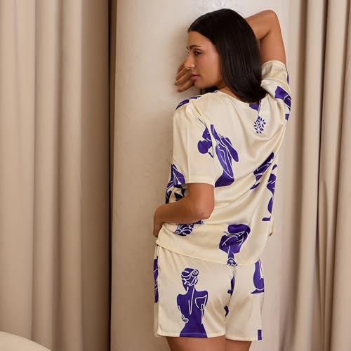Sweet Dreams Women Silky Shorts Set