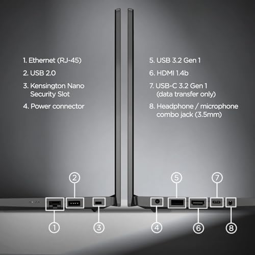 Lenovo V14 G3 (2024), Intel Core i3 12th Gen 1215U - (8GB/512GB SSD/Intel Integrated UHD Graphics/Windows 11) Thin and Light Business Laptop/14.0" FHD Display/Iron Grey/1.57 kg/MS Office 2021