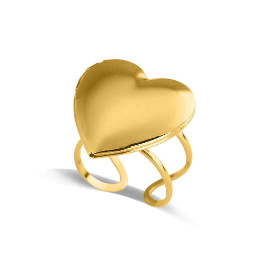 PALMONAS Heart Pop Ring for Women (Size- Adjustable) - Gift for Girls & Women