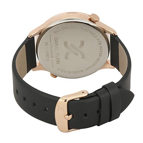 Daniel Klein Analog Gunmetal Dial Men's Watch-DK.1.12327-3