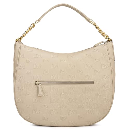 Da Milano Leather Shoulder Bag for Women - White