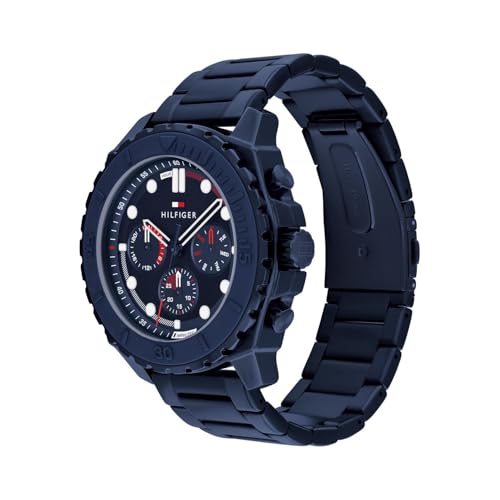 Tommy Hilfiger Morgan Quartz Analog with Blue Dial Blue Stainless Steel Strap Watch for Men - TH1710691