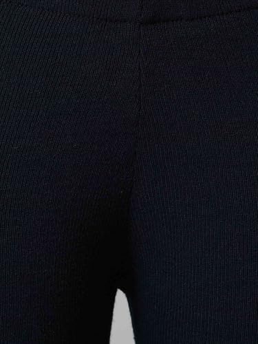 W for Woman Deep Navy Winter Leggings (Size: M)-24NOW62080-217479