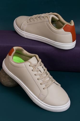 ATHCO Men's Wind Beige Sneakers Shoes_11 UK (ATHDIP-2)