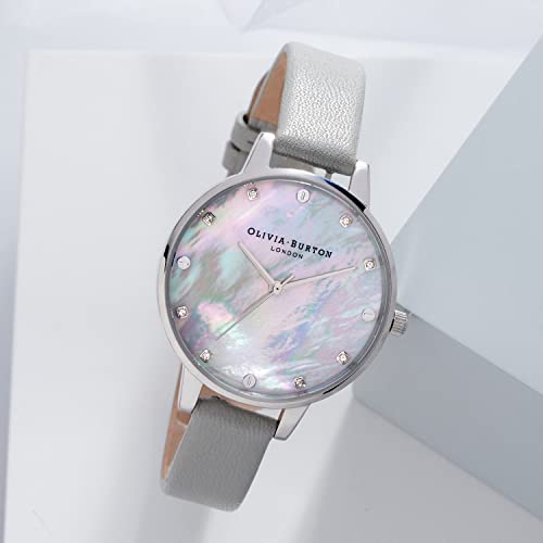 Olivia burton Classics Analog Gray Dial Women's Watch-OB16SE16