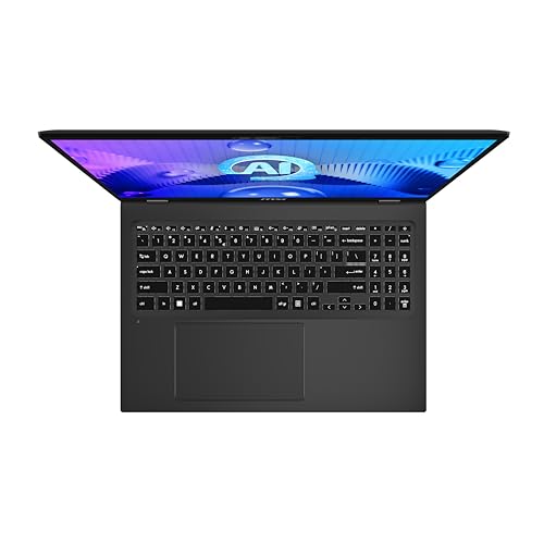 MSI Prestige 16 AI Studio,Intel Core Ultra 9 185H,Built-in AI,41CM UHD+ OLED Thin and Light Laptop(32GB/1TB NVMe SSD/Windows 11 Home/NVIDIA GeForce RTX 4060, GDDR6 8GB/Stellar Grey/1.9Kg),B1VFG-069IN