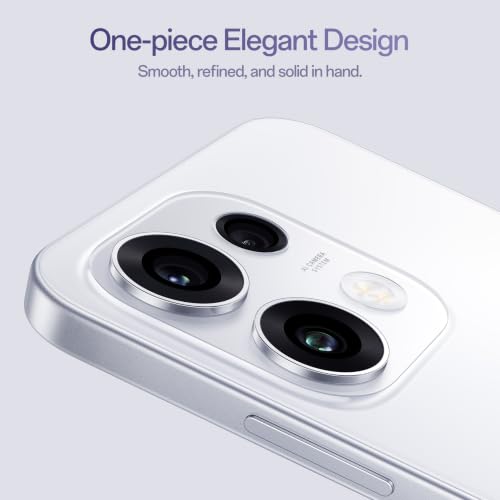 Oppo Reno16c 5G (Starry White, 8GB, 128GB) | 3D Design | 50MP 3.5X Telephoto Camera | 4K Video | AI Remix Collage | 7000mAh 80W SUPERVOOC | ColorOS 16 | IP69K | Dimensity 7300