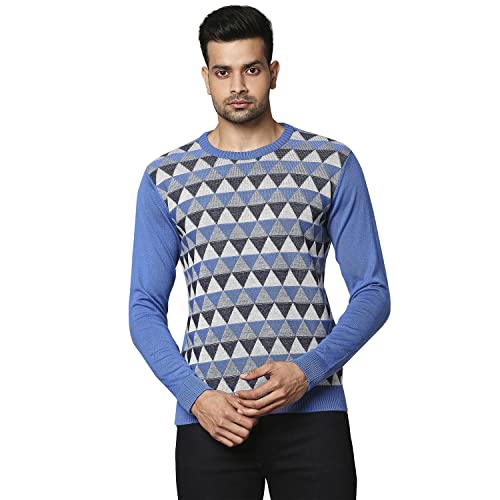 Raymond Medium Blue Sweater (Size: 42)-RMWX01148-B5