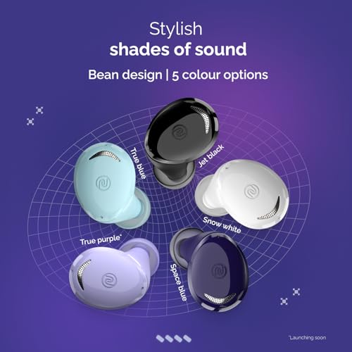Noise Buds Trance in-Ear Truly Wireless Earbuds with 45H of Playtime, Voice Control, Low Latency(up to 40 ms), Instacharge(10 min=200 min), BT v5.3(True Purple)