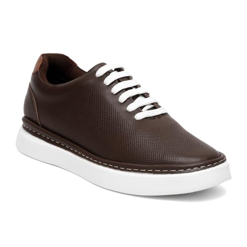 LOUIS STITCH Play Men's Mexican Brown Fashion Sneakers for Men All Day Comfortable Wear (SNK-FSDBB) (Size- 7 UK)
