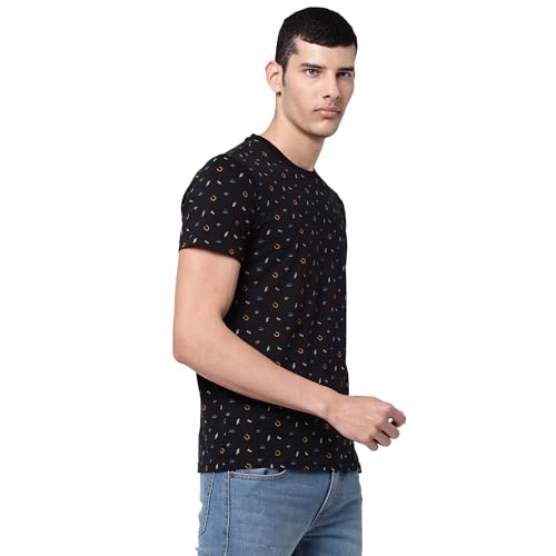 Lee Men's Slim T-Shirt (LMTS002060_Black 2XL)