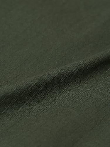 The Souled Store Utility Shacket: Dark Basil Men and Boys Long Sleeve Spread Collar Dark Green Solid Lightweight Easy to Style Everyday Office Wear Casual Cotton Shirt