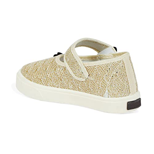 HOOH-Now comfort in Fashion Kids Girls Fashion Sparkle Bellies or Sandals (Golden Yellow, 4_Years)