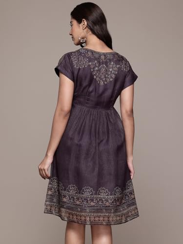 Aarke Ritu Kumar Navy Eithen Short Dress