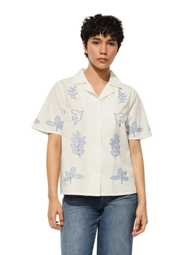ONLY Women's Regular White Shirt