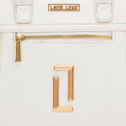 Lavie Luxe Women's Sasha Medium Satchel Bag for Women | Satchel Handbag for Work | Ladies purse | Stylish Shoulder Bag | Gift for Women