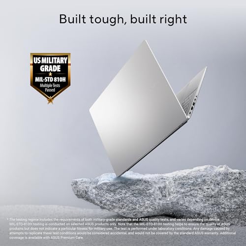 ASUS Vivobook S16,14th Gen, Intel Core 5-210H,Metallic Design Laptop(Intel UHD iGPU/16GB RAM/512GB SSD/FHD+/16"/144Hz/Windows 11/M365 Basic(1Year)*/Office Home 2024/Silver/1.7Kg) S3607VA-RP114WS