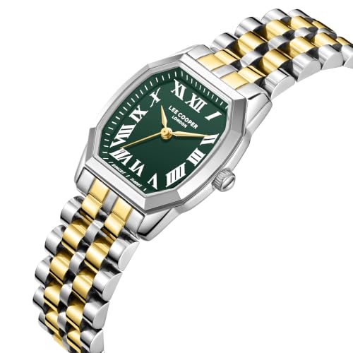 Lee Cooper Quartz Green Square Dial Women's Watch - LC08201.270