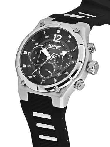 Kenneth Cole Reaction Chronograph Black Dial Watch for Men - KRWGO0071001