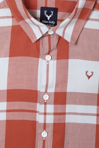 Boys Red Check Casual Shirt