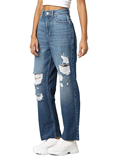 ONLY Regular Fit Jeans(255135801_Medium Blue Denim_28)