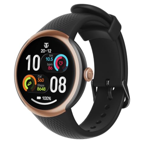 Titan Celestor Verv with 1.19" AMOLED Display, Built-in GPS, Skin Temperature Monitoring, Luna Wellness, Smart Hydration, VO2 Max, Training Load & Readiness, 3 ATM Smart Watch for Women - Black