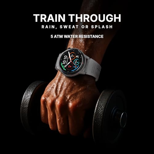 Noise Endeavour 2 (Smartchoice) Rugged Smart Watch – 1.46″ AMOLED Display, Built-in GPS, ABC Sensors, Up to 7-Day Battery, 5ATM Water Resistance, AI, Strava Integration, for iOS & Android (Jet Black)