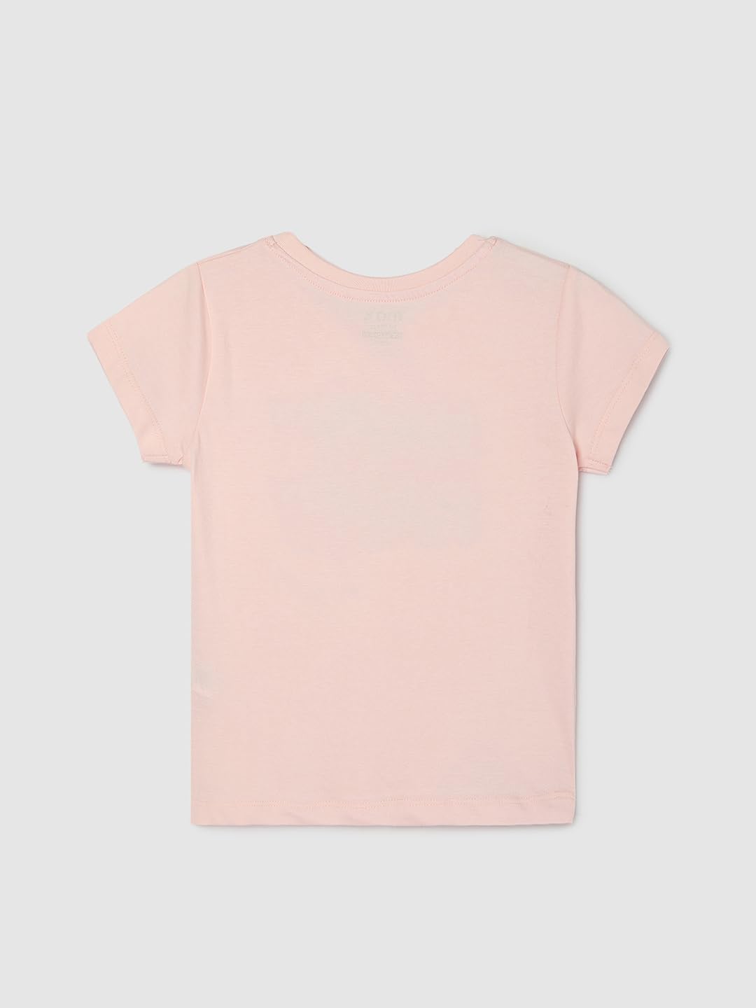 Max Girls Typographic Printed T-Shirt (S23CBT06ABABY Pink)_2-3Y