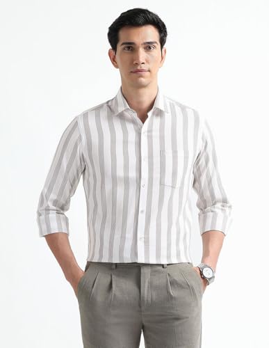 Arrow Brown Formal Shirt_ARAEOSH2932_40