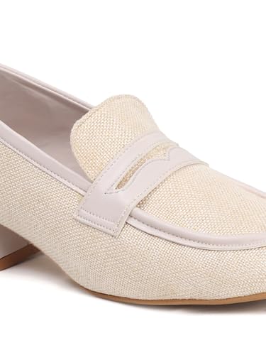 ELLE Women Fashion Pump,Cream,UK-3