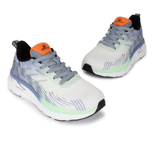 Woodland Men White/Blue Sneakers | Casual Shoes for Men, Outdoor Shoes, Comfortable Footwear, lace up Shoes, Durable Shoes
