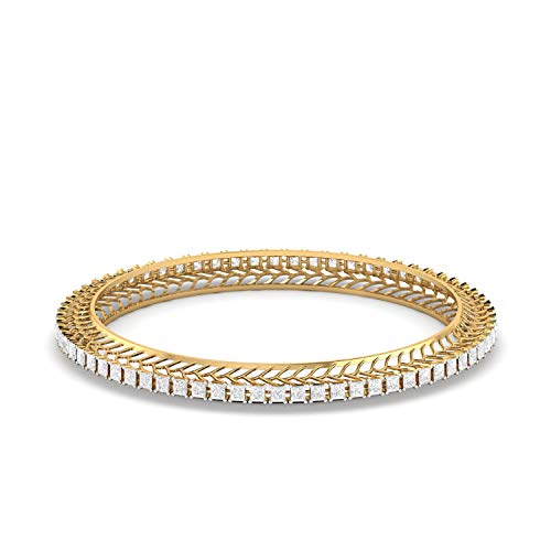 PC Jeweller 14k (585) Yellow Gold and Solitaire Bangle for Women