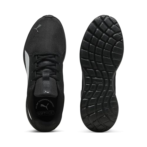 Puma, Unisex-Adult, SOFTRIDE Cosmic LT, Black-White, Sneaker, 5UK, (40023501)