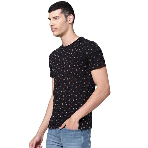 Lee Men's Slim T-Shirt (LMTS002060_Black 2XL)