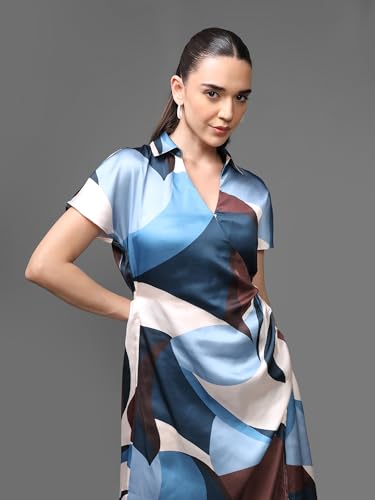 Kazo Taksim Midi Dress (in, Alpha, XL) Blue